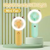 2IN1 CUTE MINI FAN + LED LIGHT