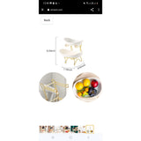 2 LAYERS CERAMIC FRUIT PLATTER