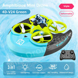 3IN1 4DRC REMOTE CONTROL CAR & BOAT V24 DRONE